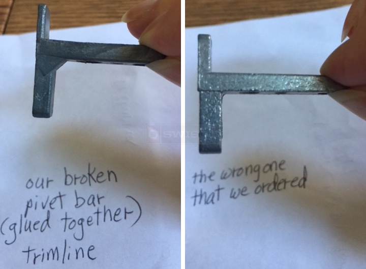 User submitted photos of a pivot bar.