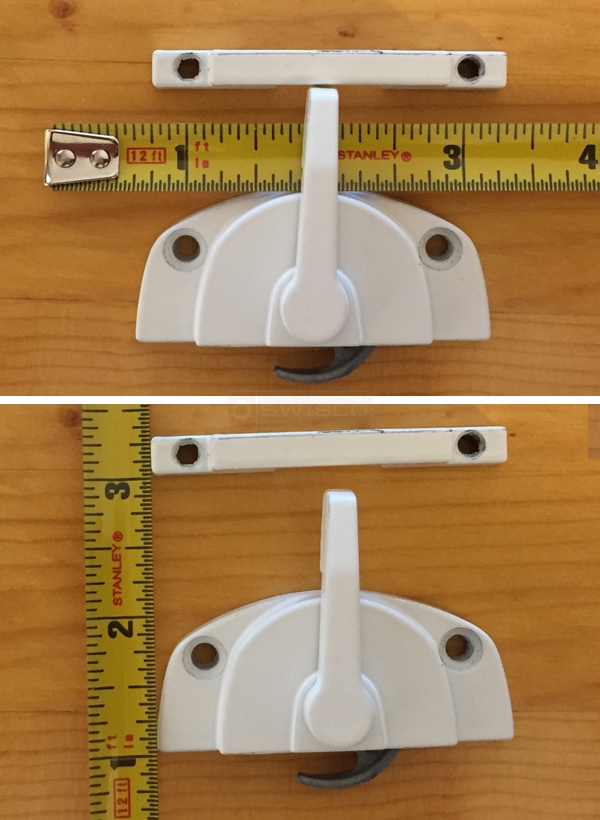 User submitted photos of a window lock & keeper.