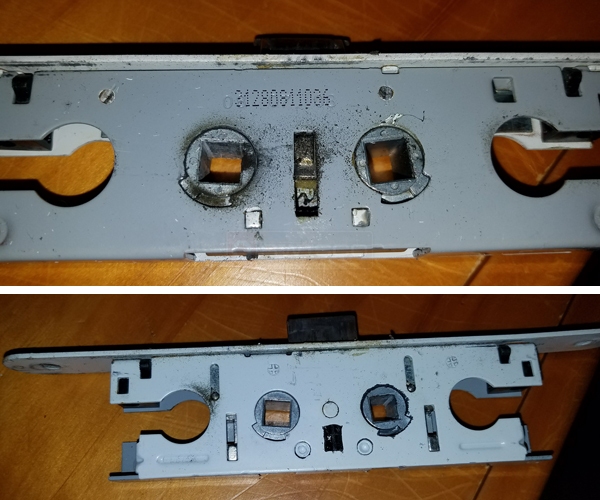 User submitted photos of a mortise lock.