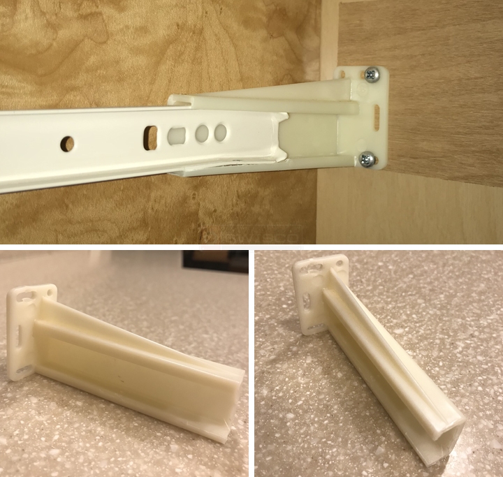Plastic Rear Mounting Bracket,