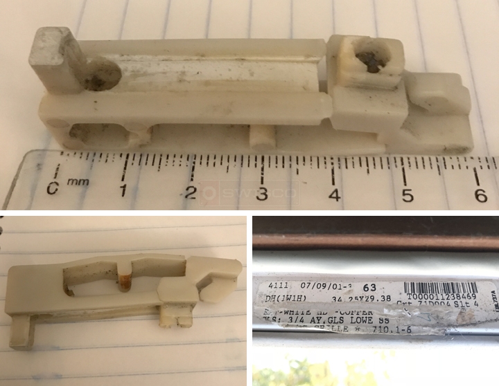 User submitted photos of a friction shoe.