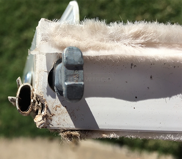 User submitted a photo of window hardware.
