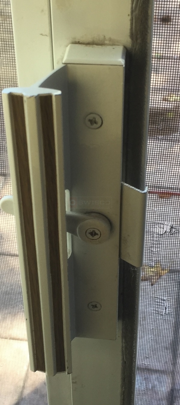 Key lock for patio door