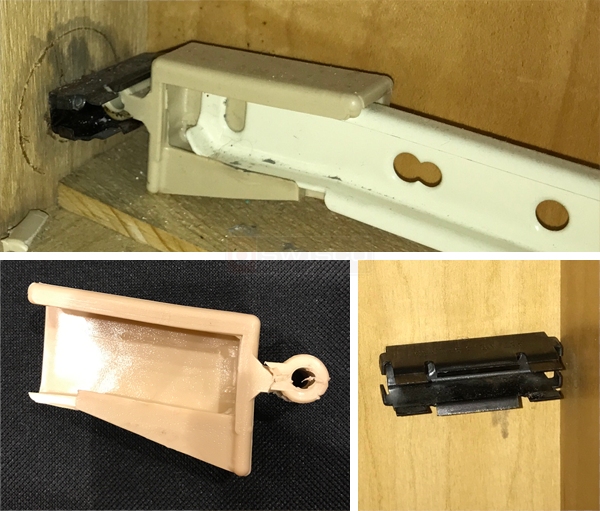 Grass drawer slide bracket 