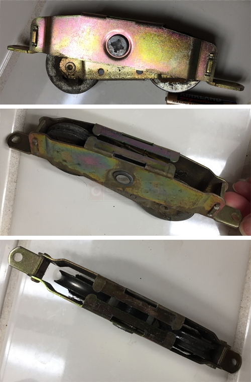 Sliding patio door roller