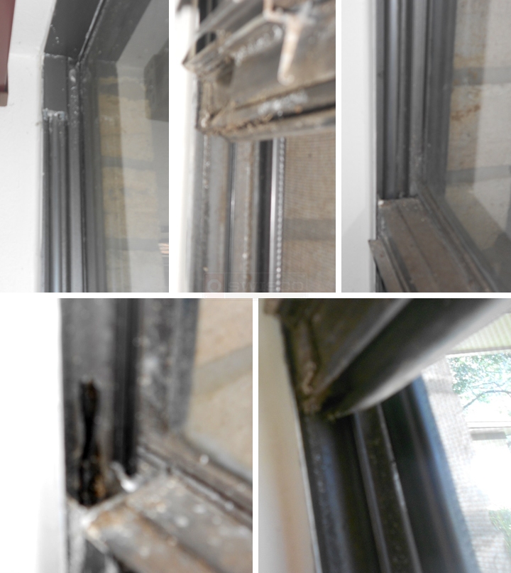 User submitted photos of window hardware.