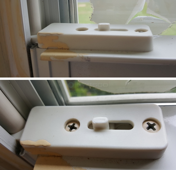 User submitted photos of a tilt latch.