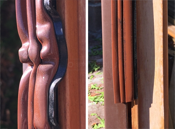 Casement window weatherstripping