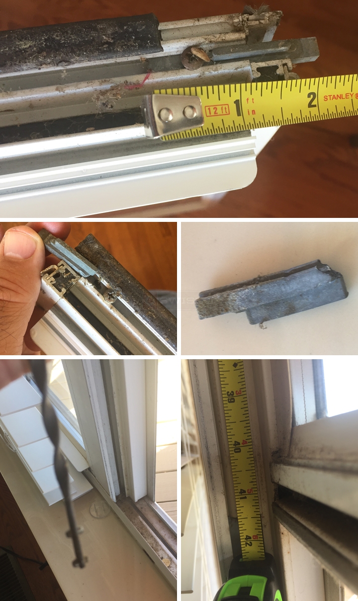 User submitted photos of window hardware.