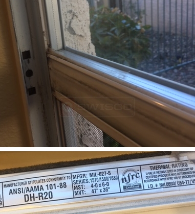 Aluminum windows