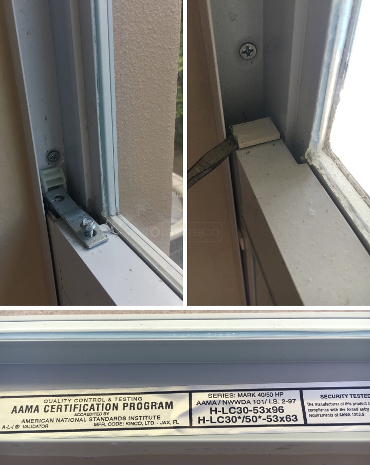 User submitted photos of window hardware.