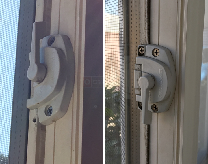 Vinyl window lock keeper