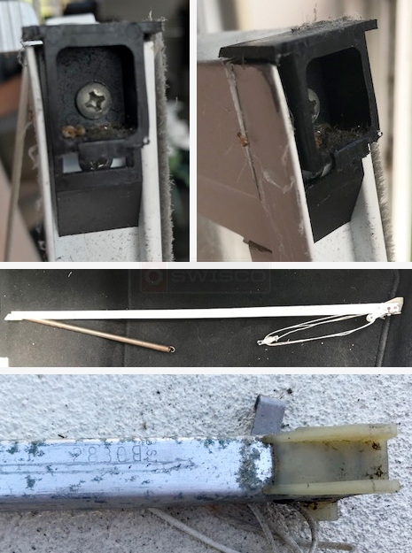 Harcar top sash guides and balances