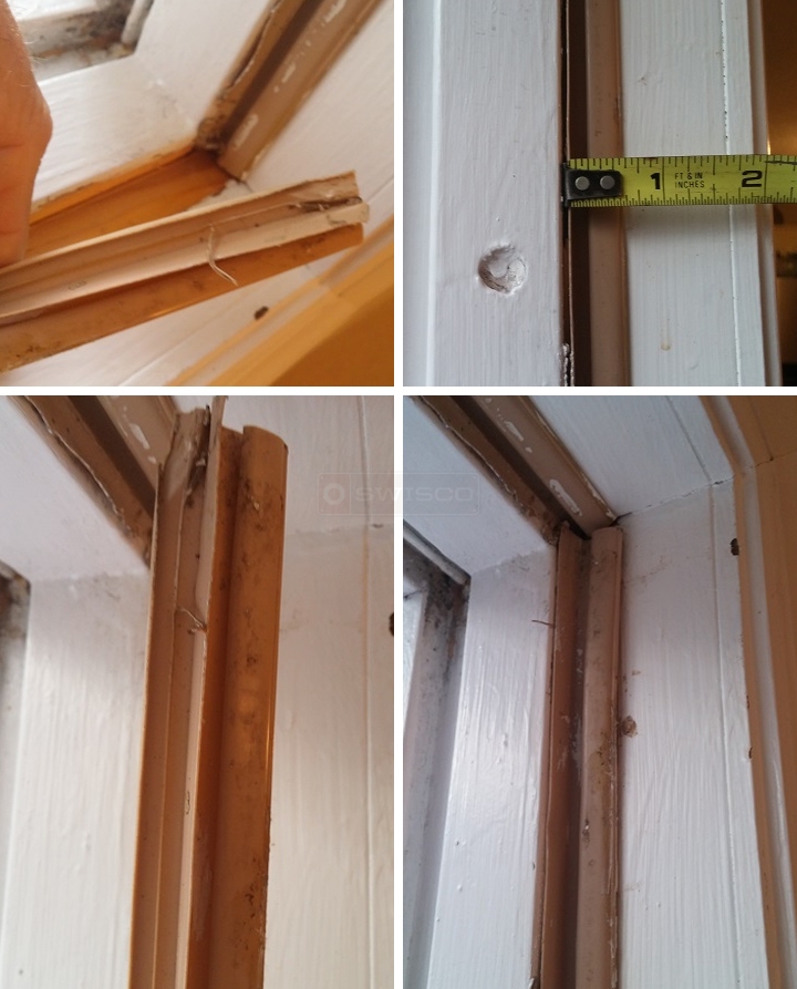 User submitted photos of window hardware.