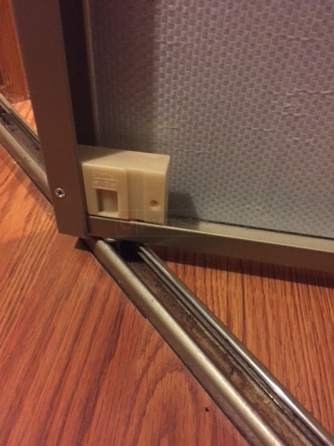 User submitted a photo of closet door hardware.