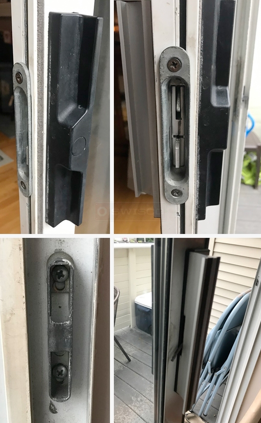 sliding door handle parts