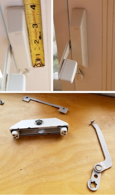 Bow window replacement locks
