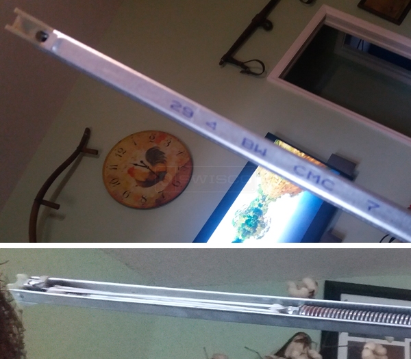 User submitted photos of a window balance.