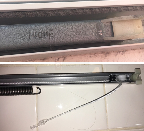 User submitted photos of a window balance.