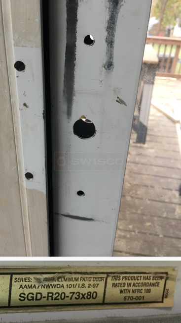 Missing door handle