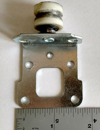 Closet door roller