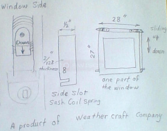 User submitted photos of window hardware.