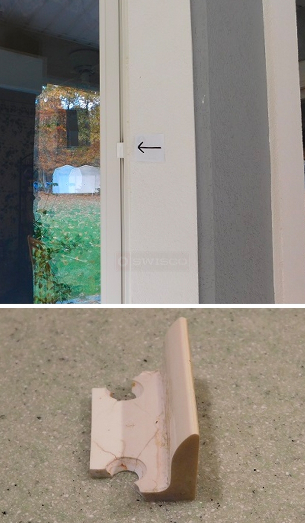 User submitted photos of window hardware.