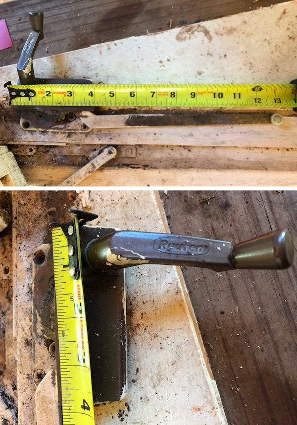 User submitted photos of a window operator.