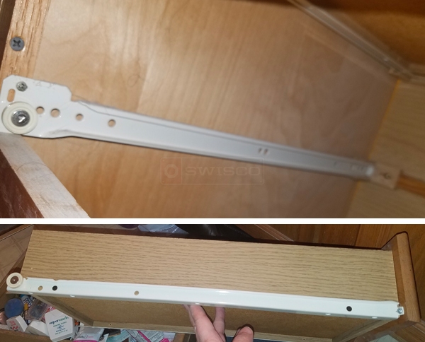 User submitted photos of drawer hardware.