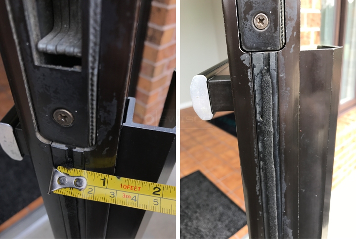 User submitted photos of commercial door hardware.