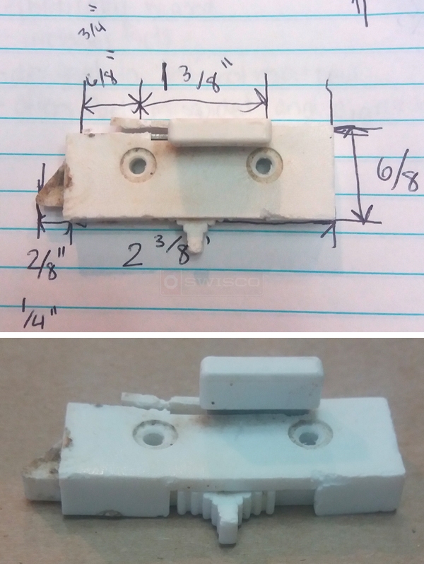 User submitted photos of a tilt latch.