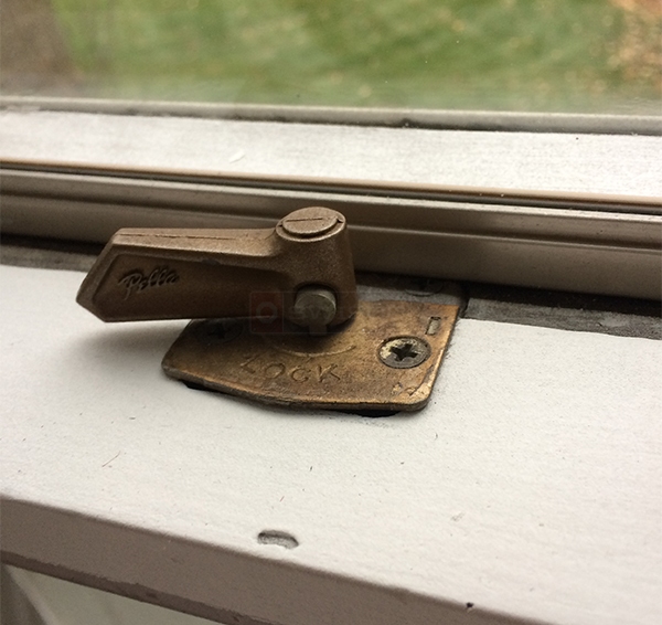 User submitted photos of a window lock.