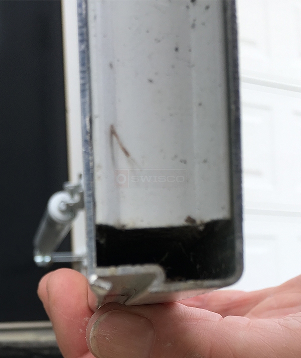 User submitted photos of a door sweep.