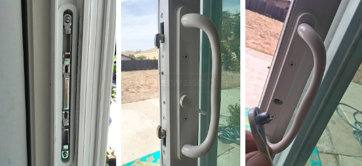 Strike Plate Sliding Door Handle Set Swisco Com Strike Plate Sliding Door Handle Set, Sliding Door Strike Plate