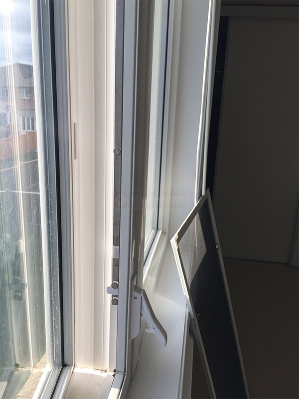 User submitted photos of window hardware.