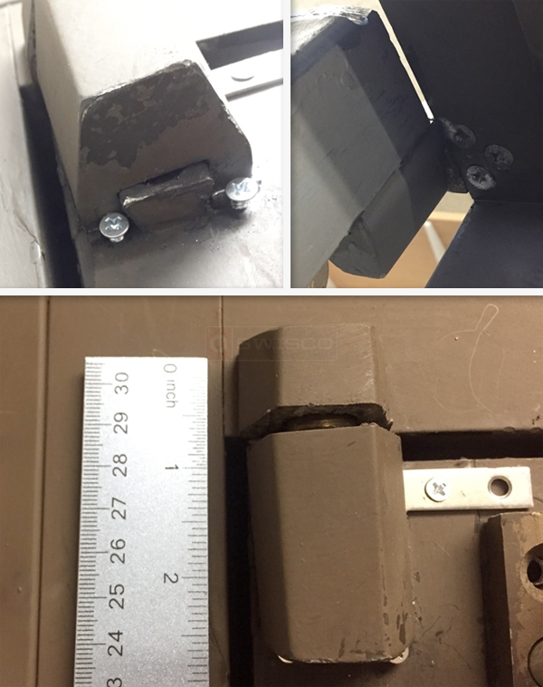 Commercial door hinge