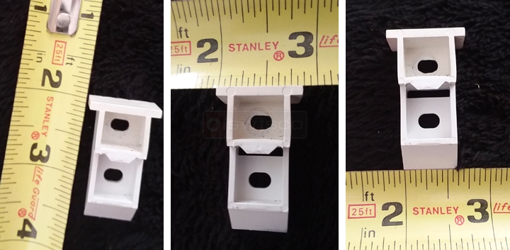 User submitted photos of a top sash guide.