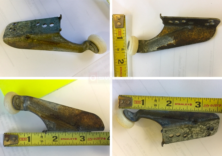 User submitted photos of a drawer roller.