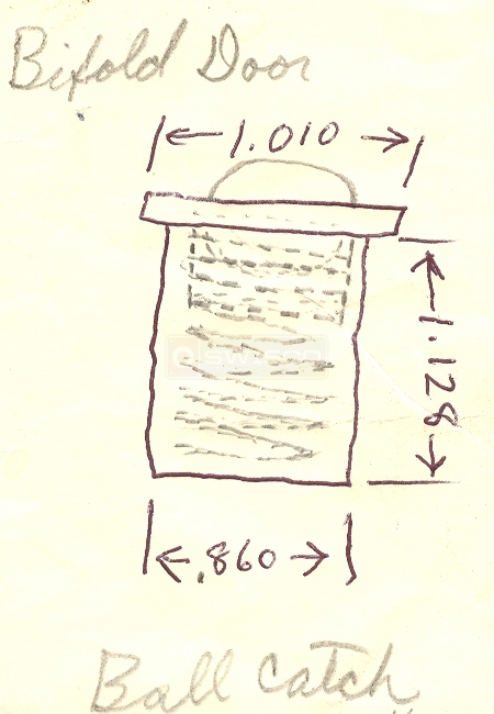 User submitted a diagram of cabinet hardware.