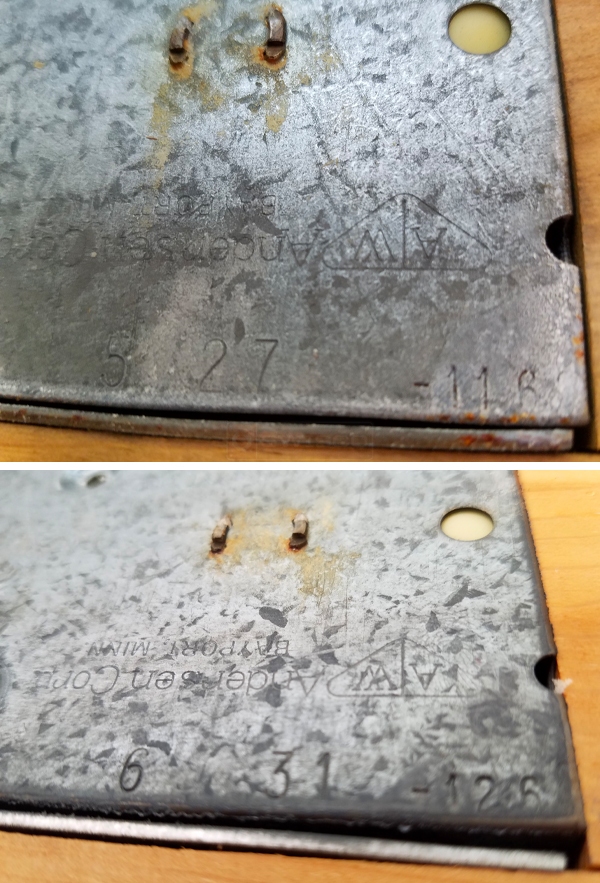 User submitted photos of a window balance.