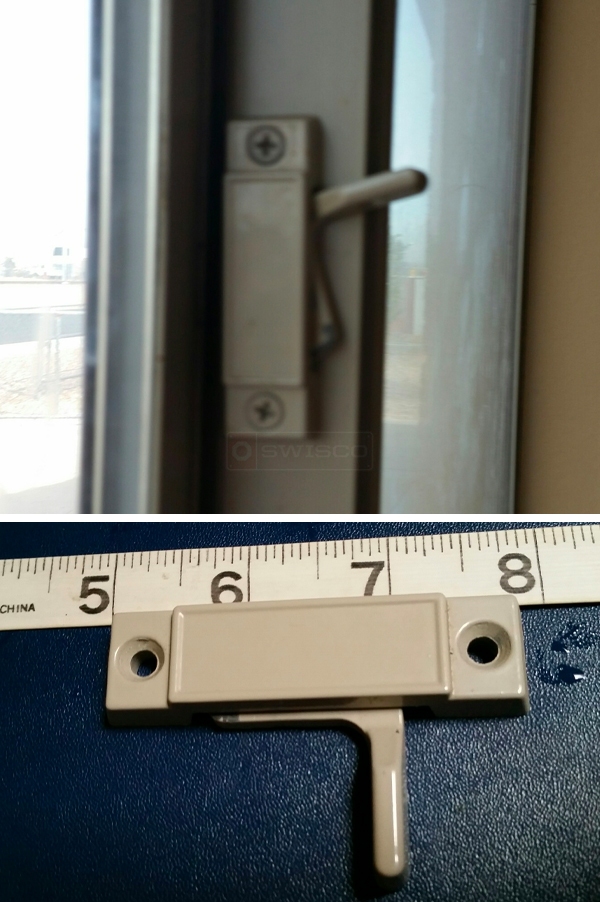 User submitted photos of a window lock.