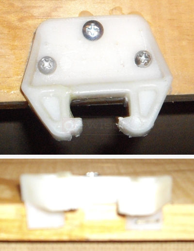 Rear drawer guides