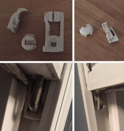 Window pivot parts