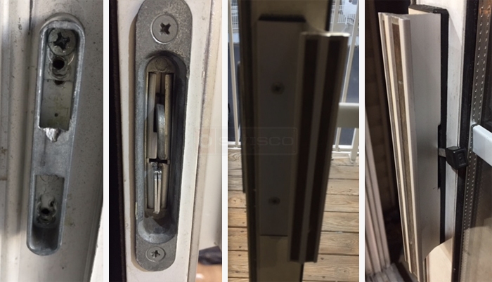 Patio glass door