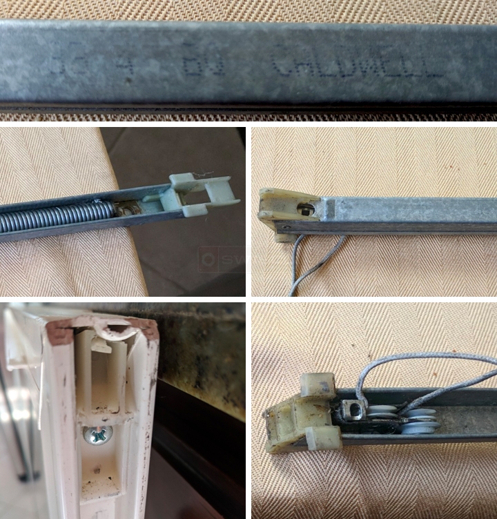 User submitted photos of window hardware.