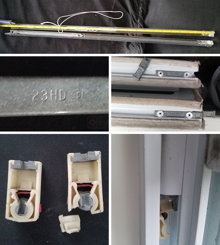User submitted photos of window hardware.
