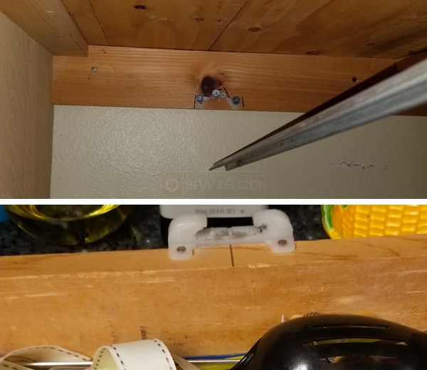 User submitted photos of drawer hardware.