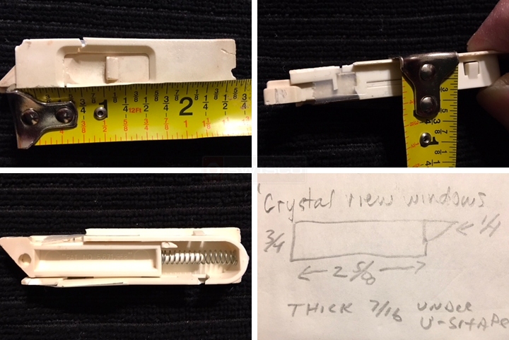 User submitted photos of a tilt latch.