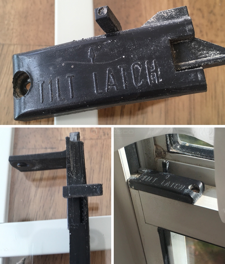 User submitted photos of a tilt latch.