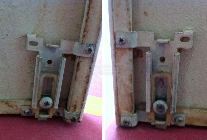 User submitted photos of a closet door roller.
